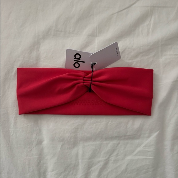 ALO Yoga Candy Red Headband - Picture 4 of 5